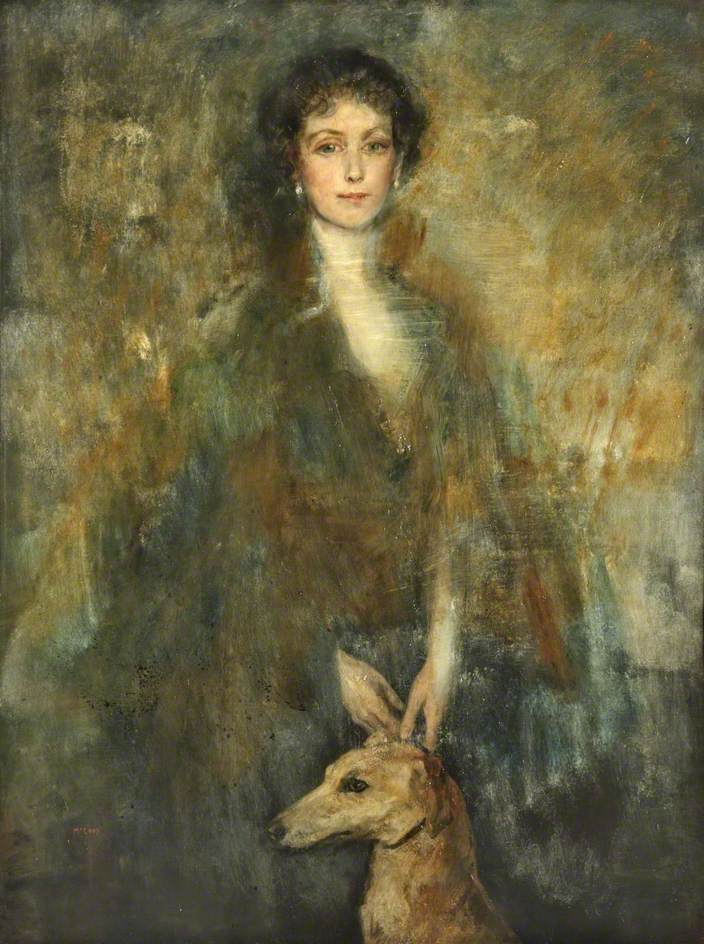 Mrs William Rathbone, vintage artwork by Ambrose McEvoy, 12x8" (A4) Poster