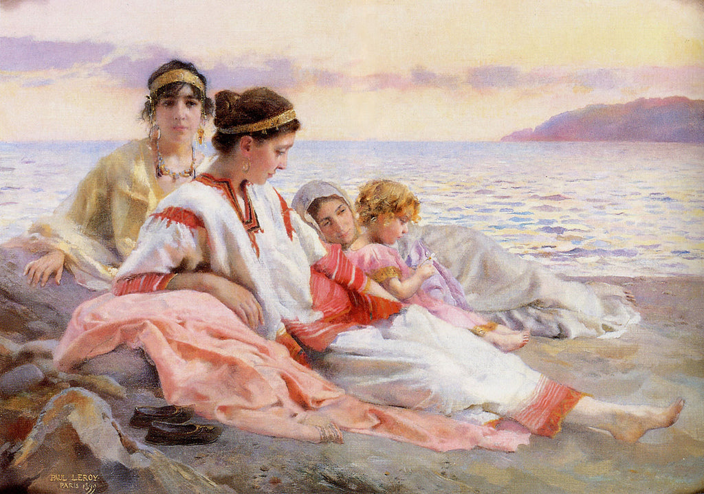 Idle Moments by Paul-Alexandre-Alfred Leroy,A3(16x12")Poster