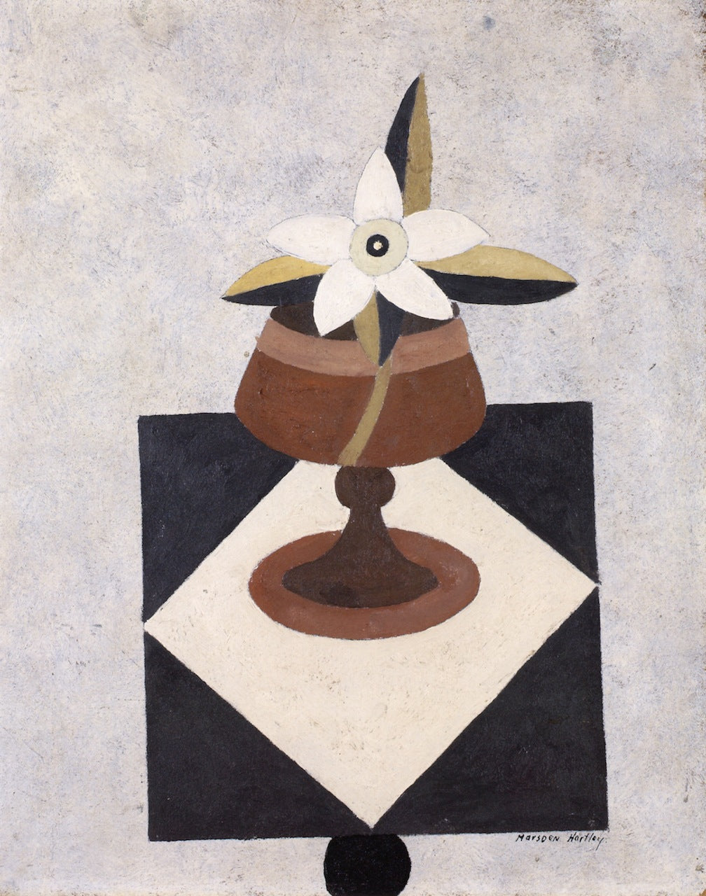 Flowerpiece, vintage artwork by Marsden Hartley, 12x8" (A4) Poster