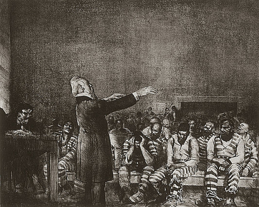 Benediction in Georgia by George Wesley Bellows,16x12(A3) Poster
