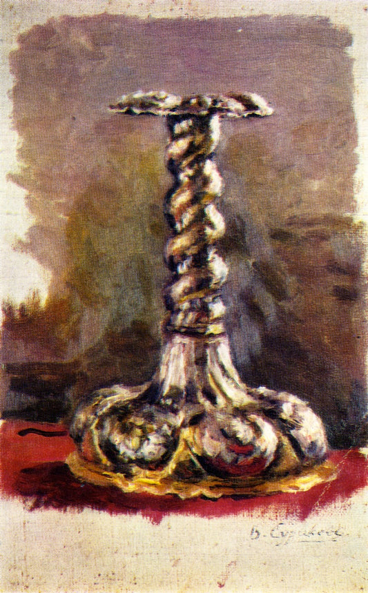 Candlestick (study), vintage artwork by Vasili Ivanovich Surikov, 12x8" (A4) Poster