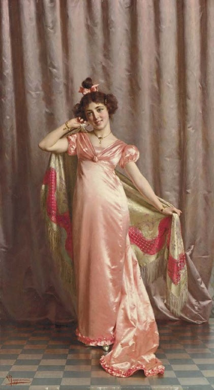 The debutante by Vittorio Reggianini,A3(16x12")Poster