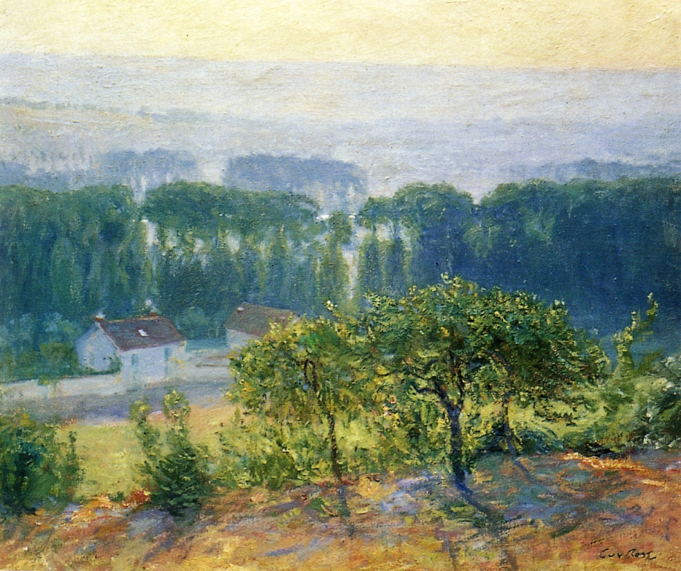 Late Afternoon Giverny, vintage artwork by Guy Orlando Rose, 12x8" (A4) Poster