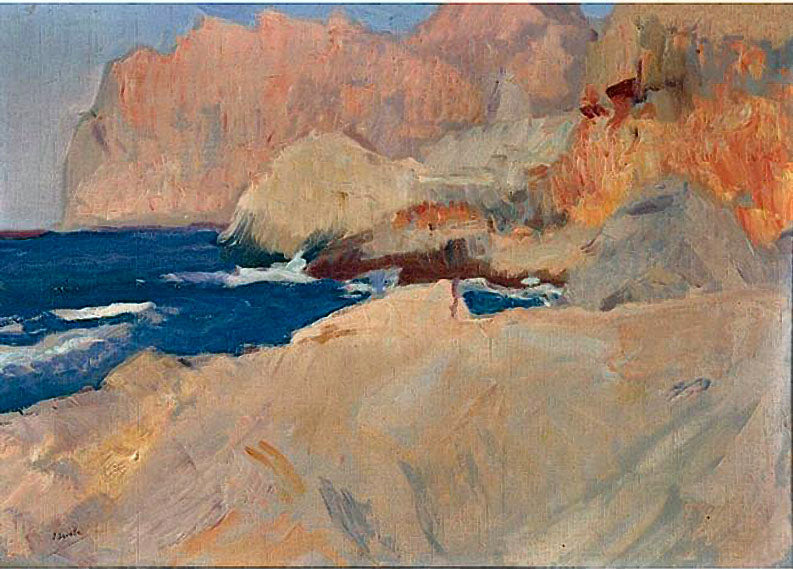 Calle de St Vicente, Mallorca by Joaquin Sorolla y Bastida,A3(16x12")Poster