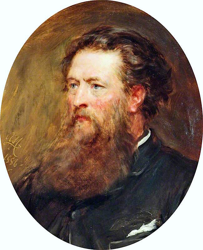 Vicat Cole, RA, vintage artwork by Arthur Stockdale Cope, 12x8" (A4) Poster