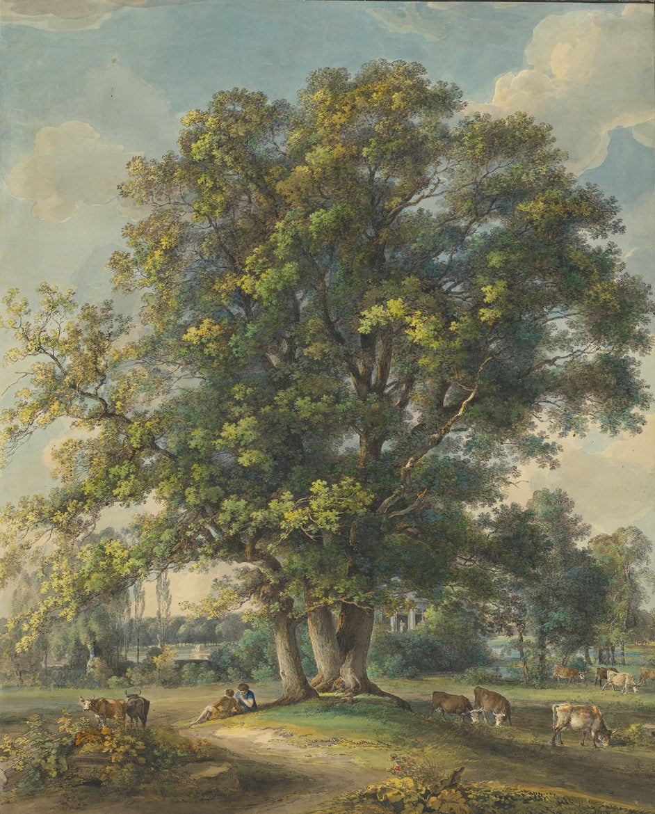 Et in Arcadia Ego, vintage artwork by Johann Georg von Dillis, 12x8" (A4) Poster