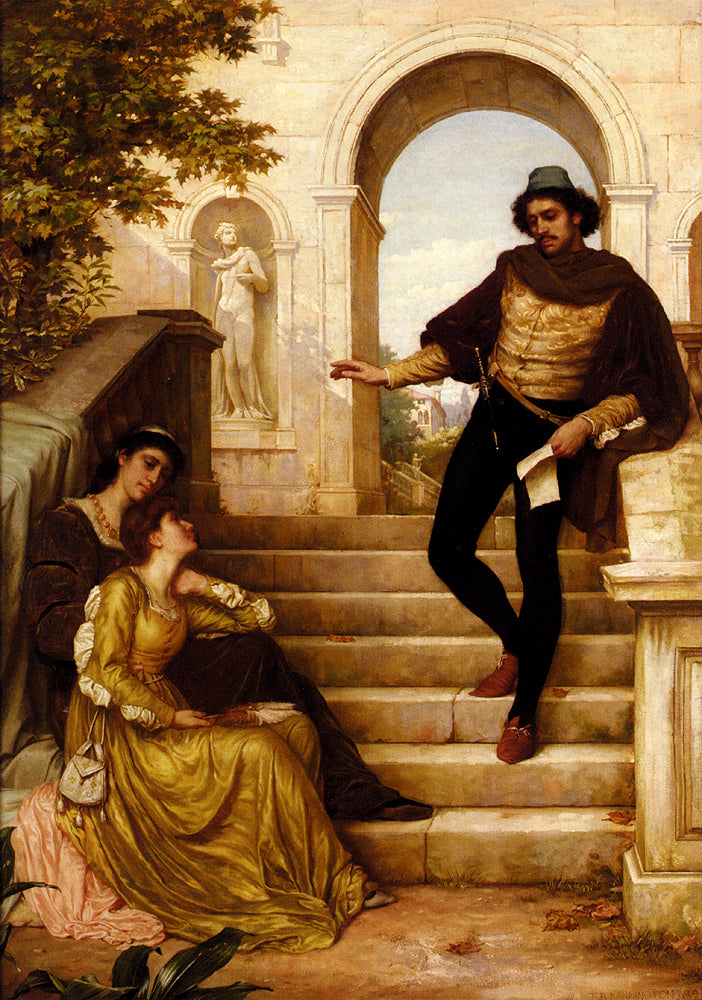 The New Sonnet, vintage artwork by Thomas Benjamin Kennington, 12x8" (A4) Poster