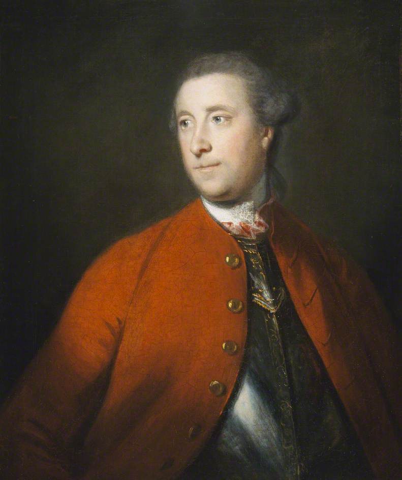 Colonel John Barrington, vintage artwork by Sir Joshua Reynolds, 12x8" (A4) Poster