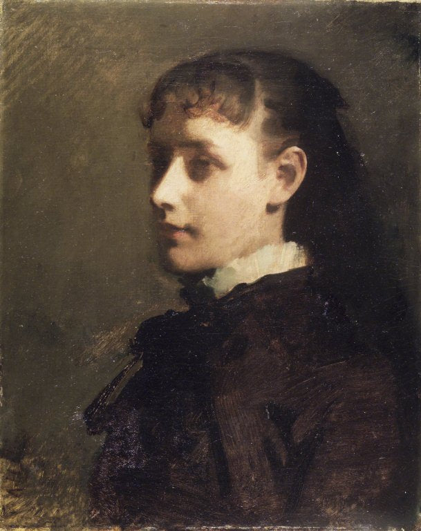 Jessie Jay Burge, vintage artwork by Abbott Handerson Thayer, 12x8" (A4) Poster