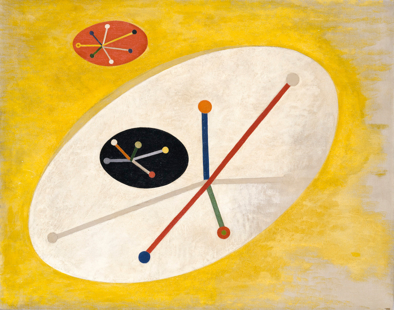 Leuk 5, vintage artwork by László Moholy-Nagy, 12x8" (A4) Poster