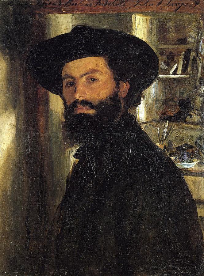 Alberto Falchetti, vintage artwork by John Singer Sargent, 12x8" (A4) Poster