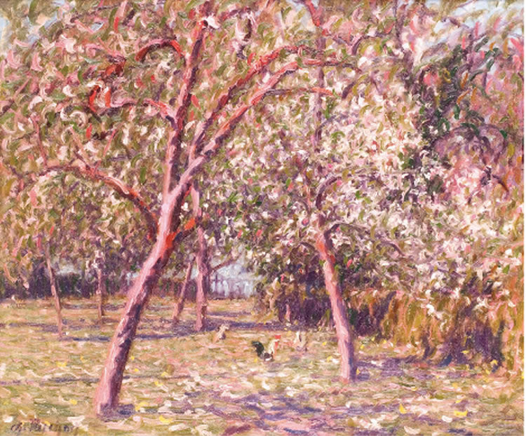 The Orchard (Verger), vintage artwork by Charles Frechon, 12x8" (A4) Poster