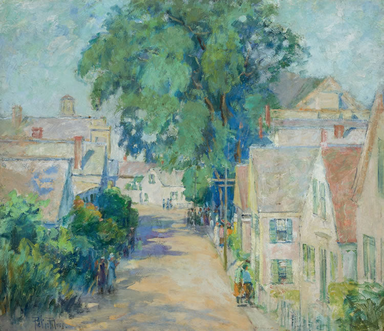 Afternoon in Provincetown by Pauline Lennards Palmer,A3(16x12")Poster