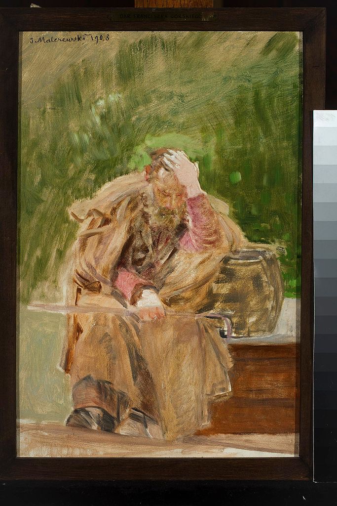 An old man at the well by Jacek Malczewski,A3(16x12")Poster