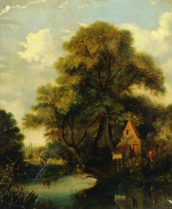 Near St Martin, Norfolk, vintage artwork by John Crome, 12x8" (A4) Poster