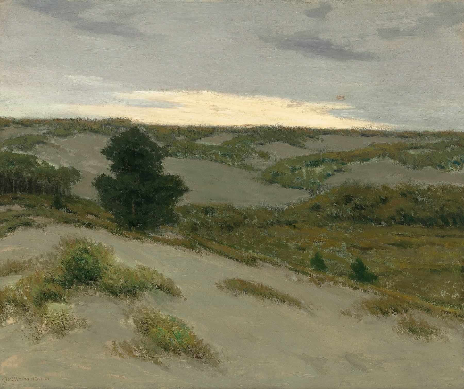 The Gray Dunes, Belgium by Charles Warren Eaton,A3(16x12")Poster