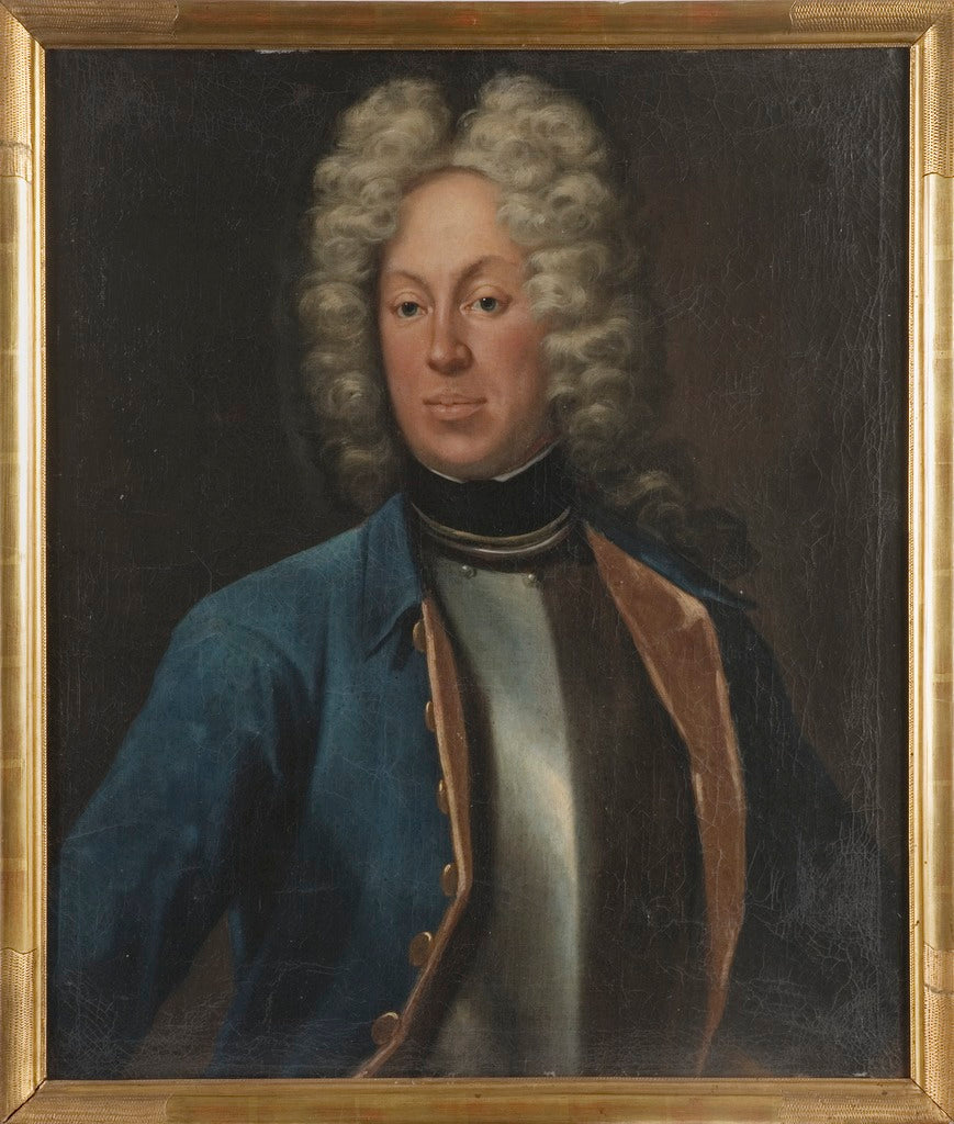 Adolf Herman Wrangel af Lindeberg, vintage artwork by Johann Heinrich Wedekind, 12x8" (A4) Poster