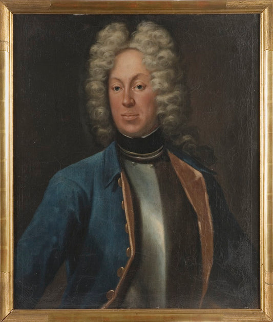 Adolf Herman Wrangel af Lindeberg, vintage artwork by Johann Heinrich Wedekind, 12x8" (A4) Poster