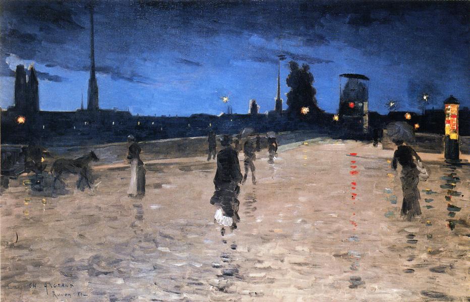 Le Pont de Pierre, Rouen by Charles Angrand,A3(16x12")Poster
