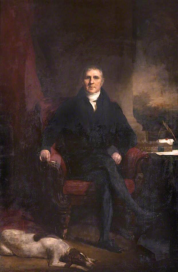 Charles Ferrier of Baddinsgill, vintage artwork by Sir John Watson Gordon, 12x8" (A4) Poster