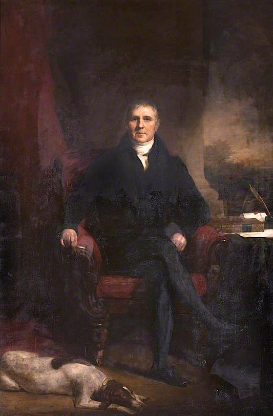 Charles Ferrier of Baddinsgill, vintage artwork by Sir John Watson Gordon, 12x8" (A4) Poster