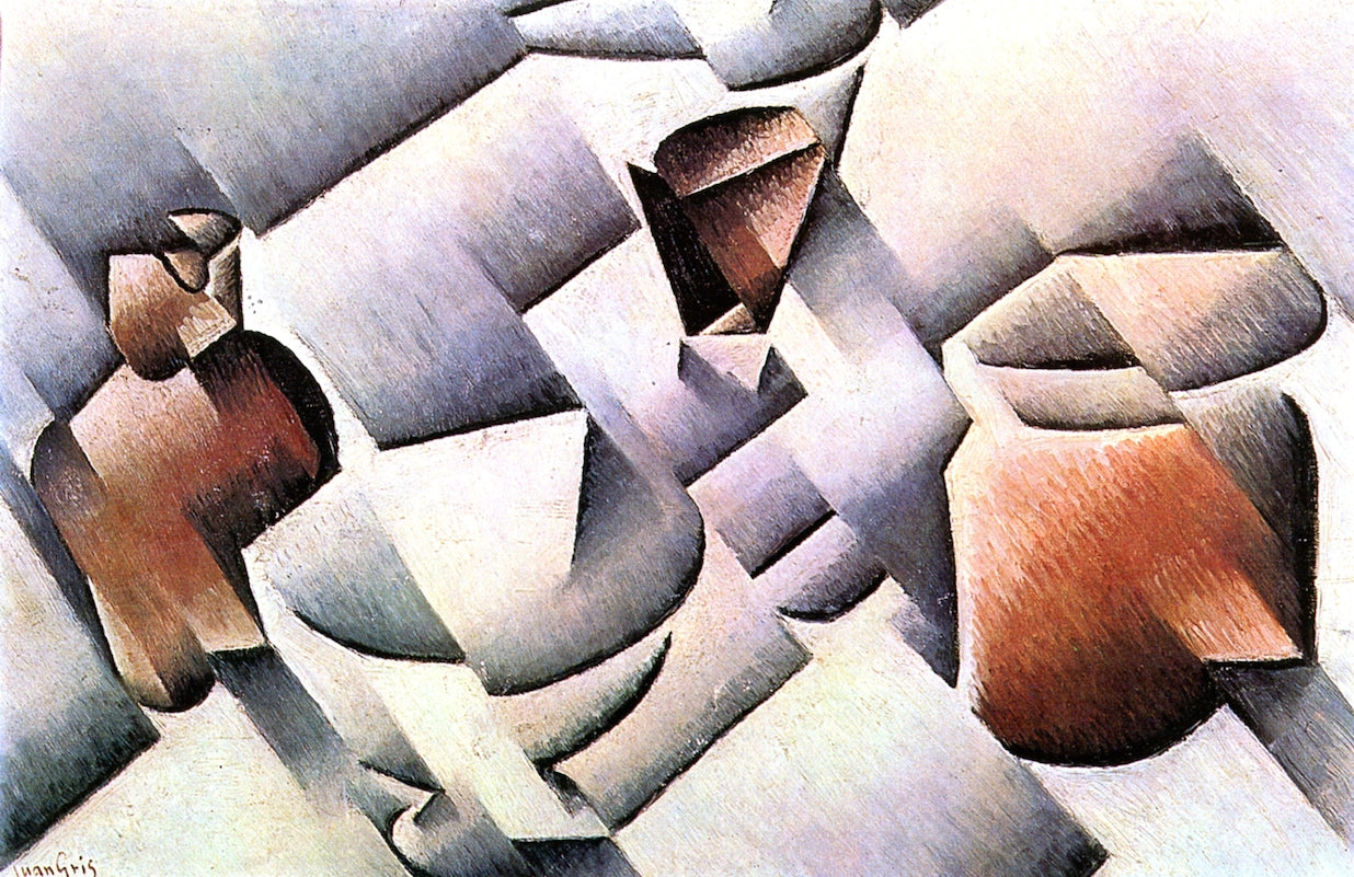 Bowl and Pot by Juan Gris,16x12(A3) Poster