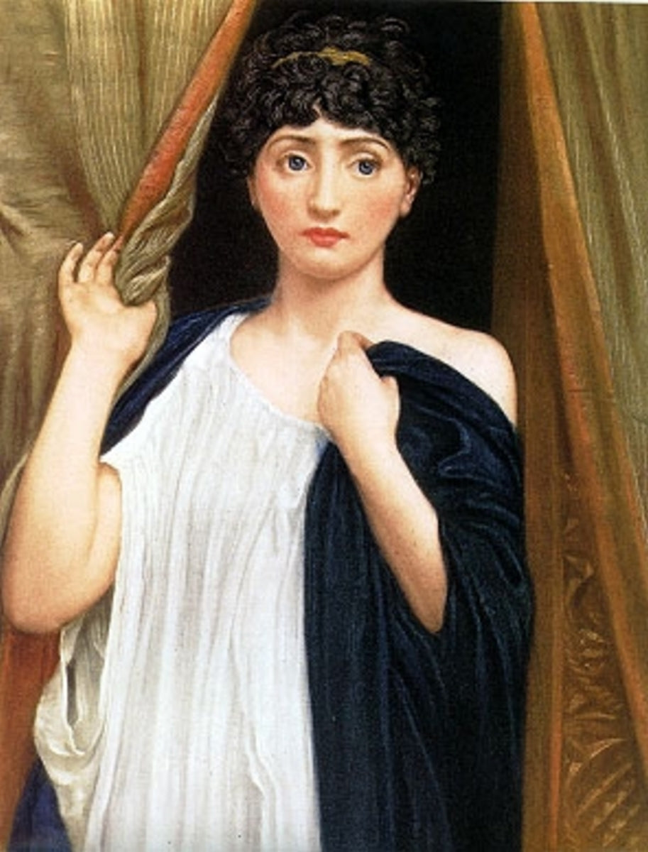 Cressida, vintage artwork by Sir Edward John Poynter, 12x8" (A4) Poster