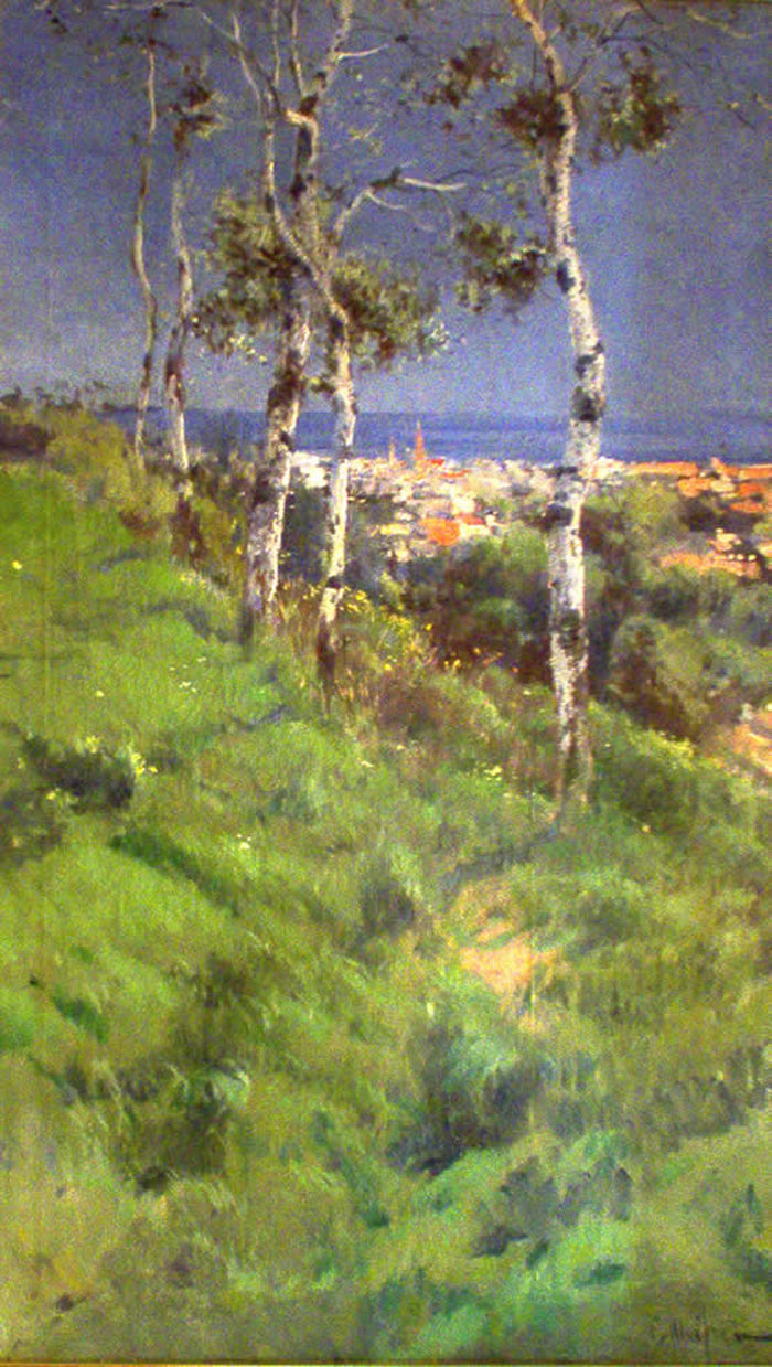 paisaje con Arboles by Eliseo Meifren i Roig,A3(16x12
