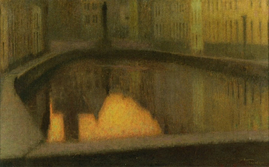 Canal in Bruges by Henri Le Sidaner,A3(16x12")Poster