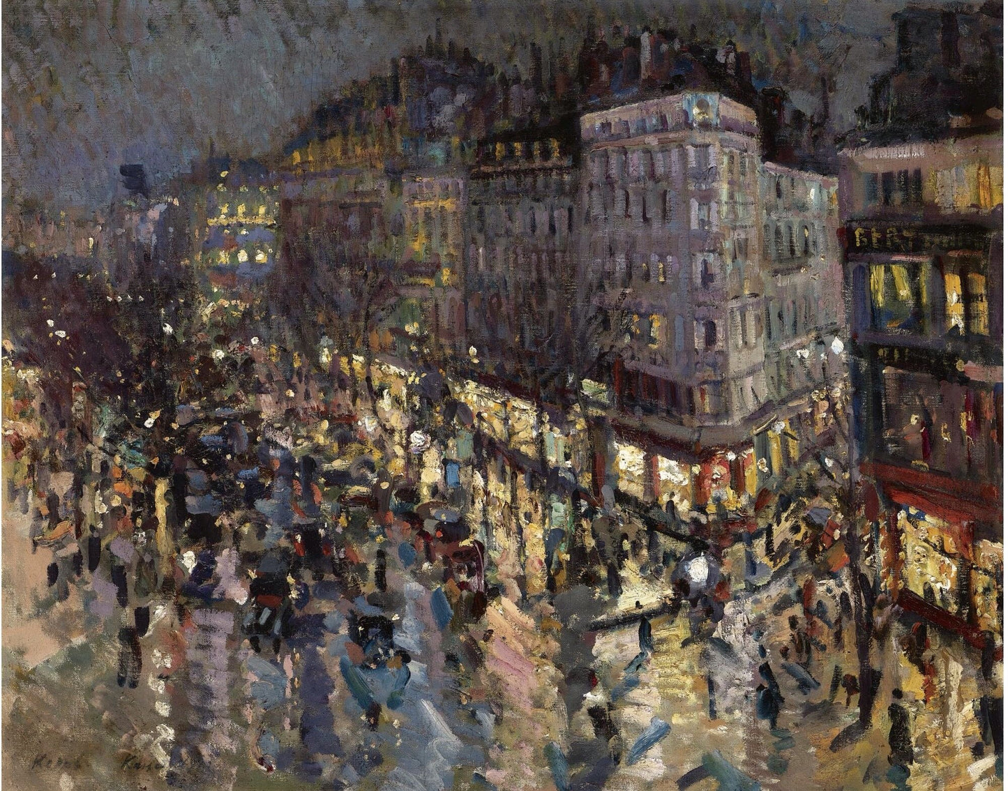 Boulevard des Capucines by Constantin Alexeevich Korovin,A3(16x12")Poster