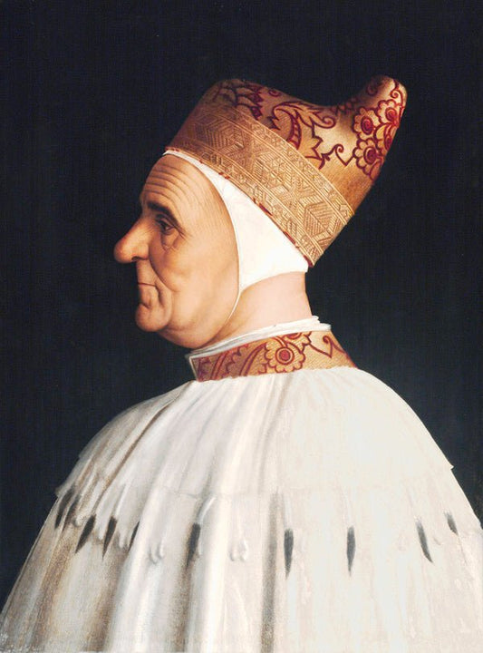 Doge Giovanni Mocenigo, vintage artwork by Gentile Bellini, A3 (16x12") Poster Print