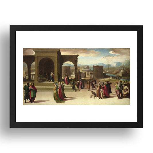 Domenico Beccafumi: The Story of Papirius, Poster in 17x13"(A3) Frame