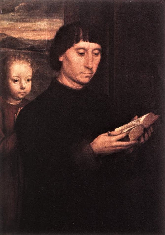 Donor, vintage artwork by Hans Memling, A3 (16x12") Poster Print