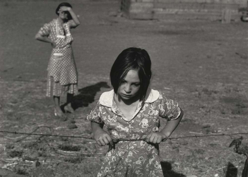 Dorothea Lange - Child and Her Mother Wapato Yakima Valley Washington, vintage historic photograph, modern poster print