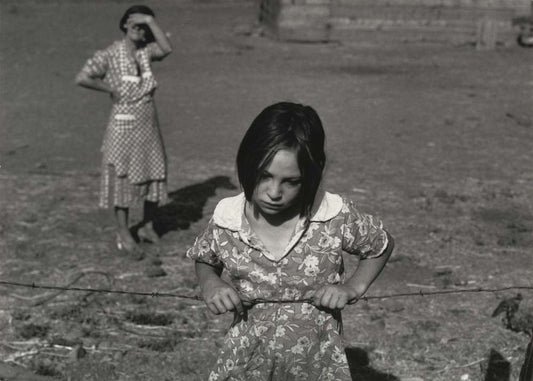 Dorothea Lange - Child and Her Mother Wapato Yakima Valley Washington, vintage historic photograph, modern poster print
