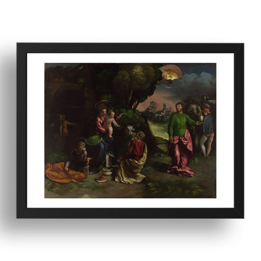 Dosso Dossi: The Adoration of the Kings, Poster in 17x13"(A3) Frame