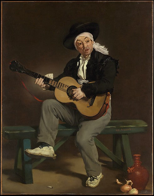Édouard Manet:The Spanish Singer 1860-16x12"(A3) Poster