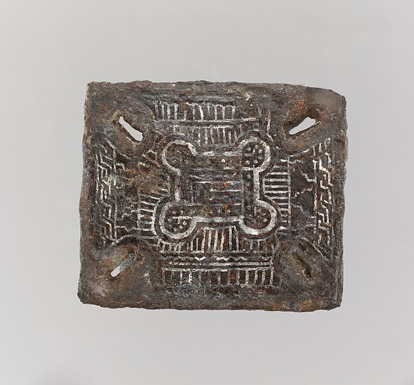 :Backplate of a Belt Buckle 7th century-16x12