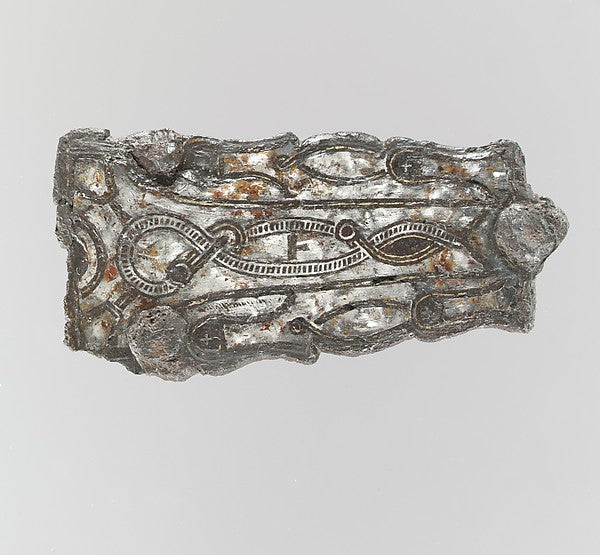 :Counter Plate of a Belt Buckle 7th century-16x12"(A3) Poster