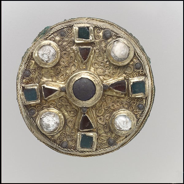 :Disk Brooch late 7th century-16x12"(A3) Poster