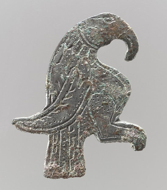 :Purse Mount in the Form of a Bird second half 6th century-16x12