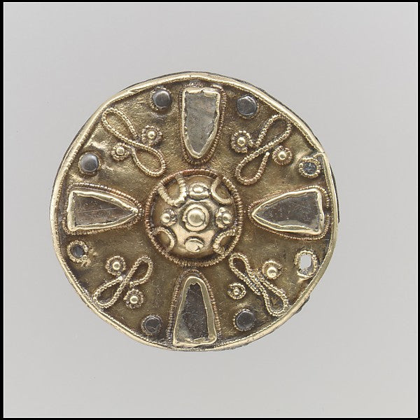 :Disk Brooch first half of the 7th century-16x12"(A3) Poster