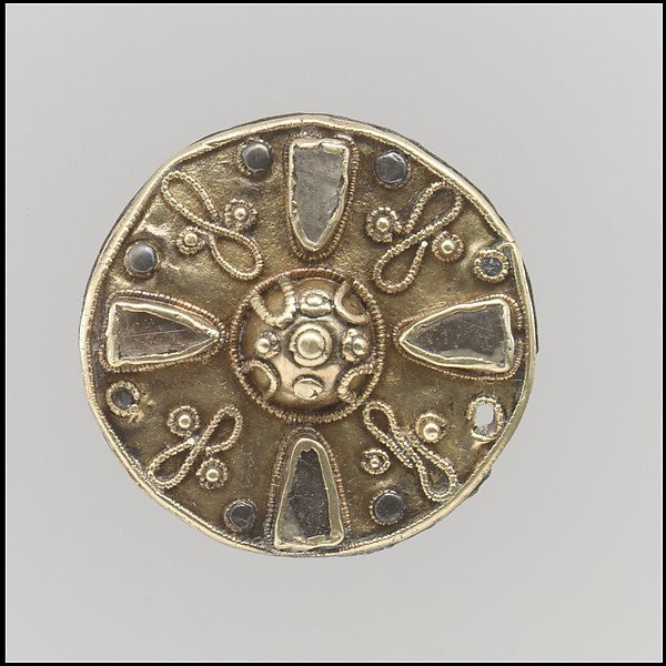:Disk Brooch first half of the 7th century-16x12