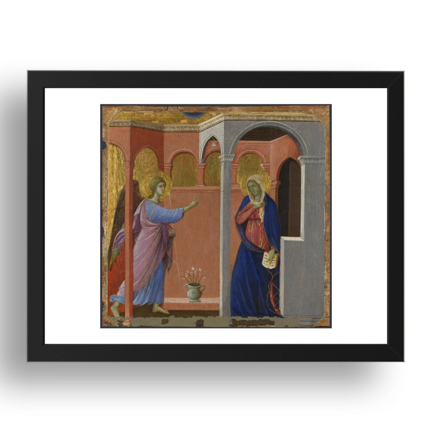 Duccio: The Annunciation, Poster in 17x13"(A3) Frame