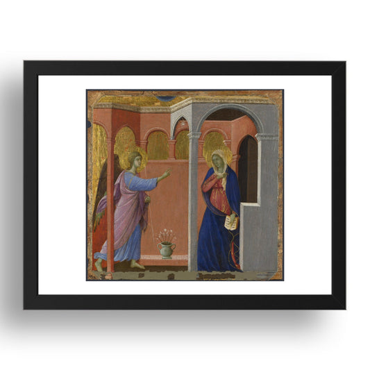Duccio: The Annunciation, Poster in 17x13"(A3) Frame