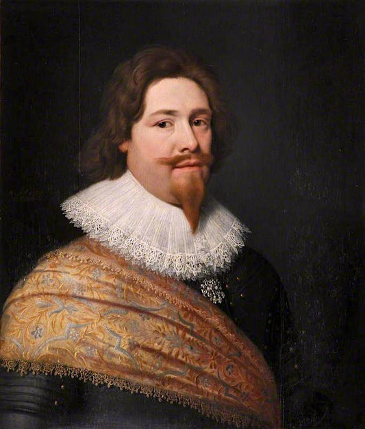 Duke Johann Ernst the Younger of Saxe-Weimar, vintage artwork by Michiel Jansz. van Mierevelt, A3 (16x12") Poster Print