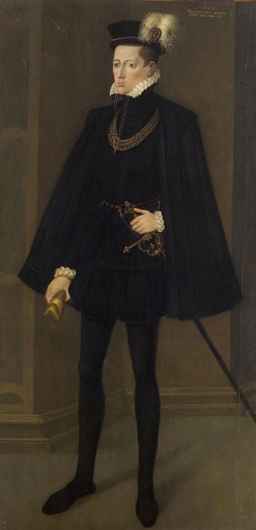 Duke William V of Bavaria, vintage artwork by Hans Schöpfer, A3 (16x12") Poster Print