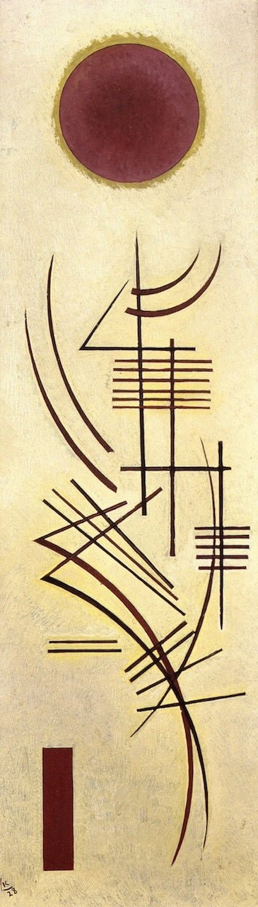 Dull-Clear - 1928 by Wassily Kandinsky, 23x16"( A2 size ) Poster Print