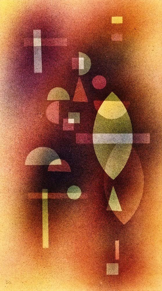 Durchsicht - 1930 by Wassily Kandinsky, 23x16"( A2 size ) Poster Print