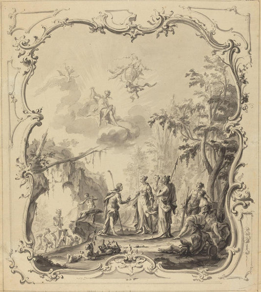 Dutch(?) 18th Century:c. 1745,16x12"(A3) Poster